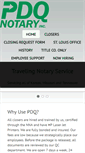 Mobile Screenshot of pdqnotary.com